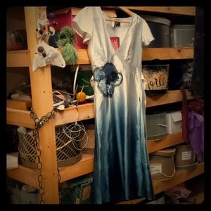 NWT D.E.P.T Satin Vintage Style Dress